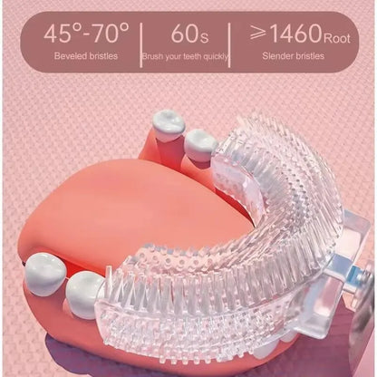 Children's Electric Toothbrush, Smart Children's Toothbrush U-Shaped