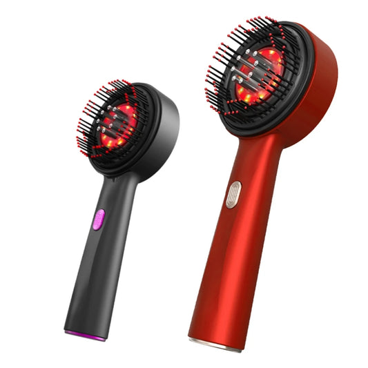 Electric Scalp Massager Comb | Red Light Therapy for Hair Growth & Relaxation