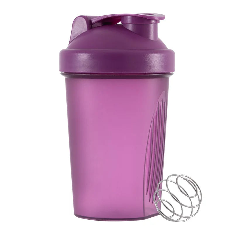 400ML Blender Shaker Bottle with Scale, Protein Shakes, Leakproof, For Workout, Mixing Cup