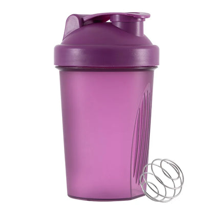 400ML Blender Shaker Bottle with Scale, Protein Shakes, Leakproof, For Workout, Mixing Cup