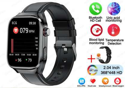 2025 ECG Smart Watch Women & Men | Heart Rate, BT Calls & Health Monitor | Different colours