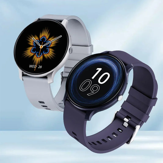 Smart Watch Full Touch Screen Sports Fitness Tracker, IP68 Waterproof, Bluetooth Smart