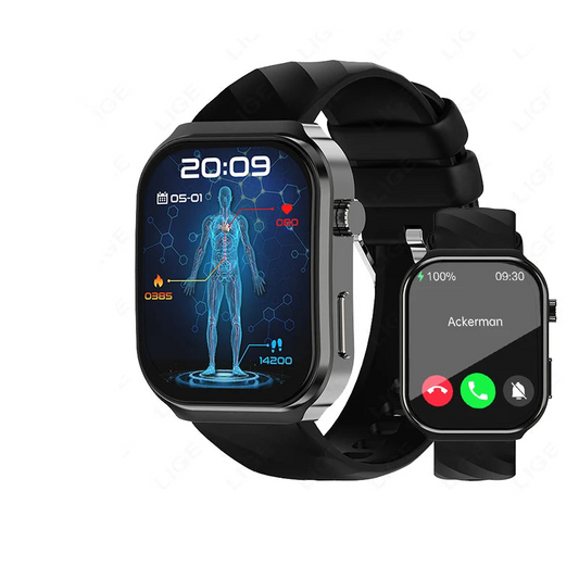 NNEOBA Health Diagnostic Smartwatch Black