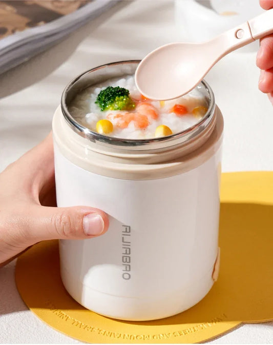 600ML USB Electric Heating Lunch Box, Portable For Picnic, Drink and Food Heater, Stainless Steel Food Warmer Container