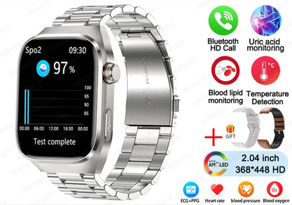 2025 ECG Smart Watch Women & Men | Heart Rate, BT Calls & Health Monitor | Different colours