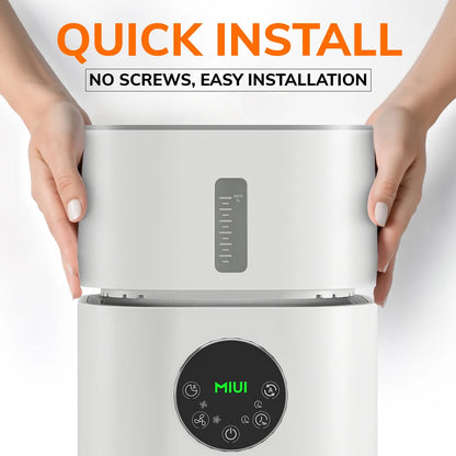 Air Purifier and Humidifier for Home, againts Allergies, Pets Hair, Smoking, Dust
