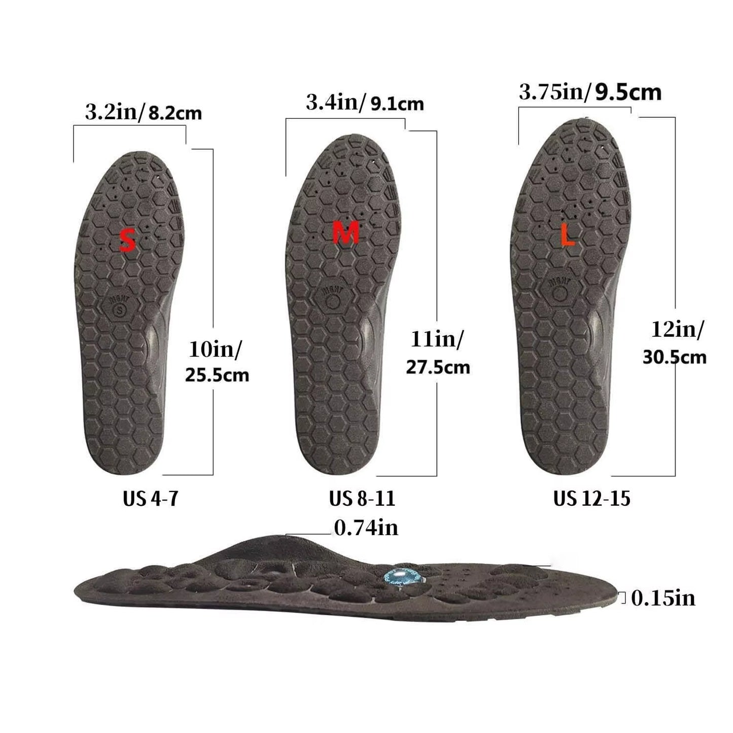 Insoles, Akusoli Magnetic Acupressure Insoles for Women UK