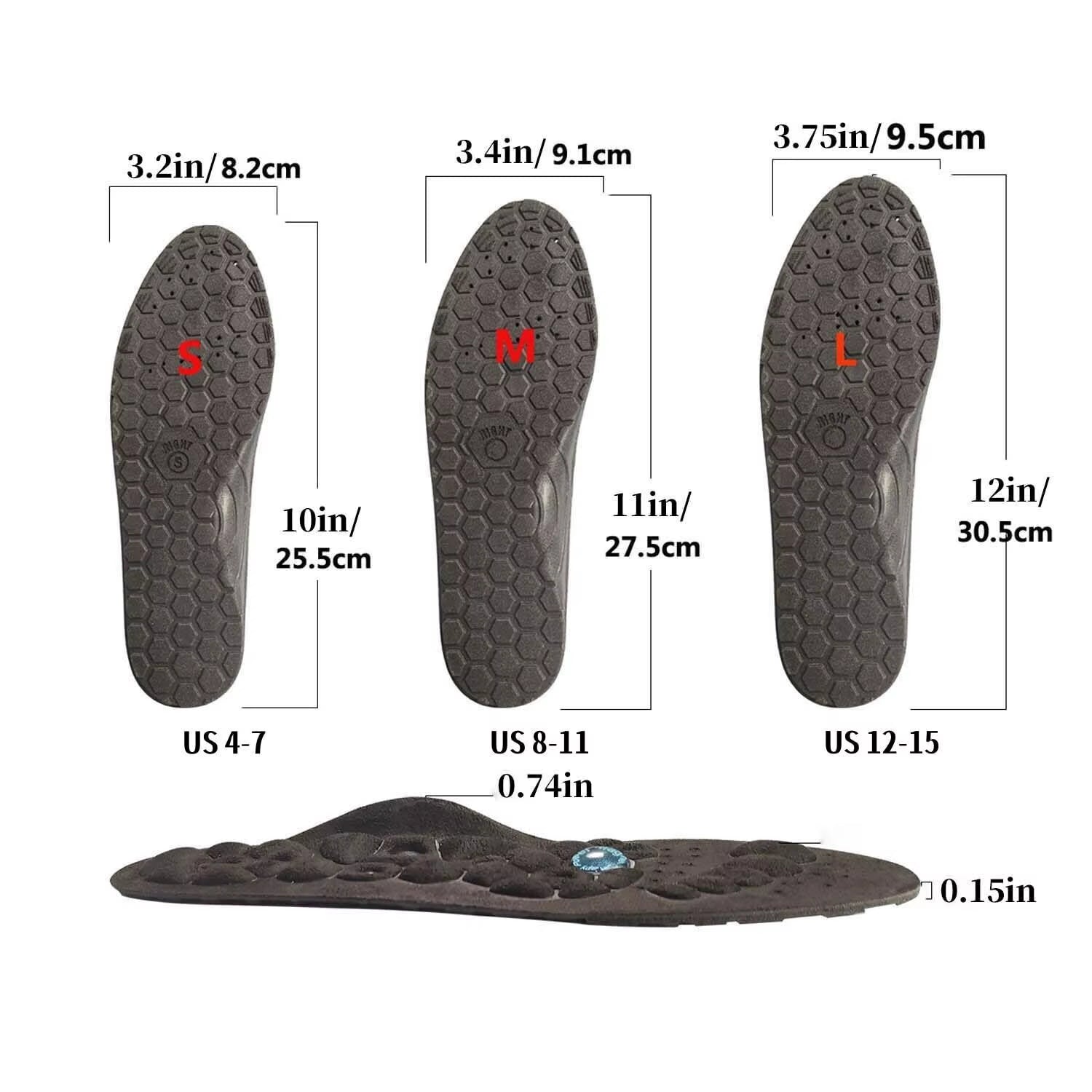 Insoles, Akusoli Magnetic Acupressure Insoles for Women UK