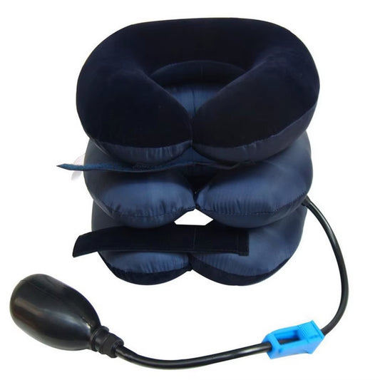 Air Inflatable Pump Neck Head Cervical Traction Stretcher Pain Relief